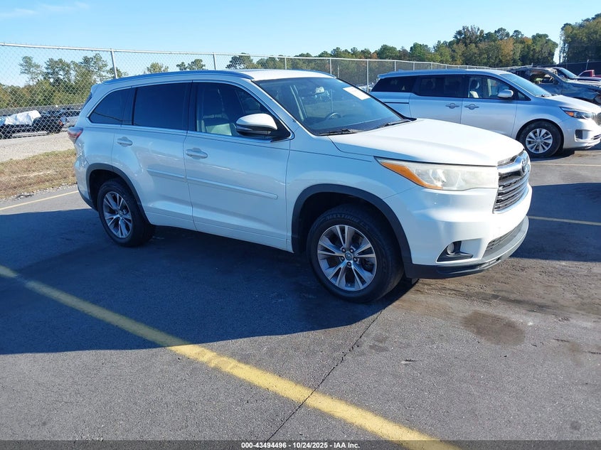 2014 TOYOTA HIGHLANDER XLE V6 - 5TDKKRFH2ES028570