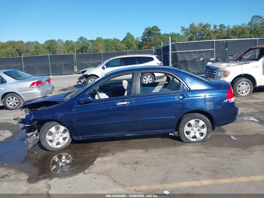 2007 Kia Spectra Ex VIN: KNAFE121775434286 Lot: 43494498