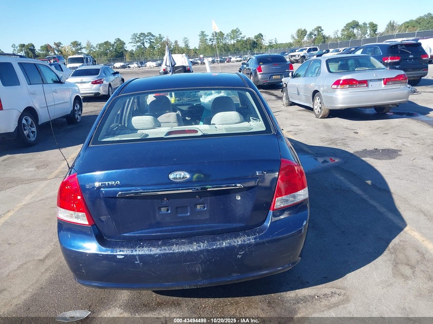 2007 Kia Spectra Ex VIN: KNAFE121775434286 Lot: 43494498