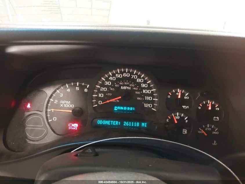 2004 Chevrolet Suburban 1500 Z71 VIN: 3GNFK16Z24G253961 Lot: 43494504