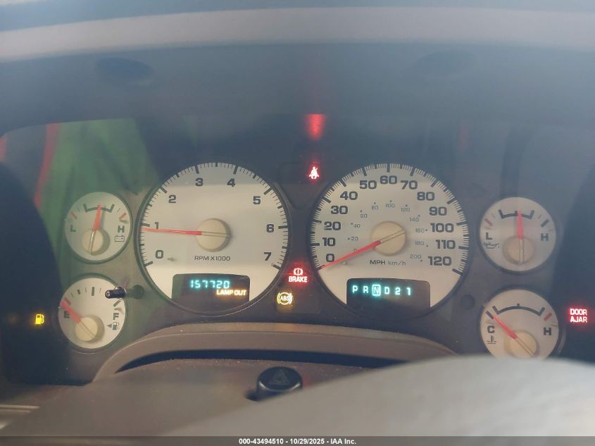 2003 Dodge Ram 1500 Slt/Laramie/St VIN: 1D7HA16D93J594821 Lot: 43494510