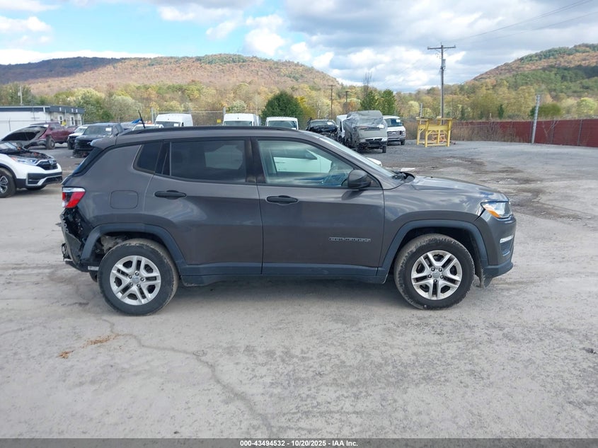 2017 JEEP NEW COMPASS SPORT FWD 3C4NJCAB5HT643480