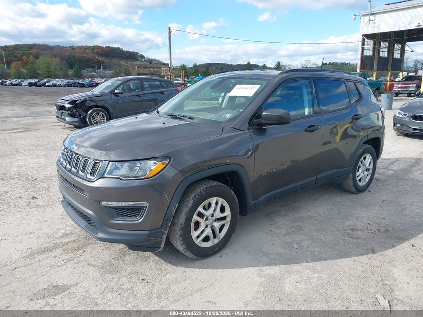 2017 JEEP NEW COMPASS SPORT FWD 3C4NJCAB5HT643480