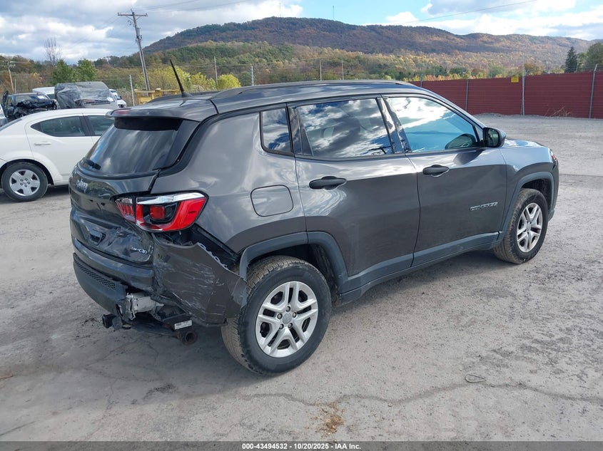 2017 JEEP NEW COMPASS SPORT FWD 3C4NJCAB5HT643480