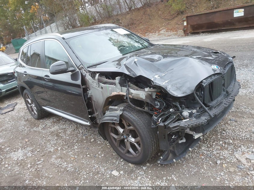 2022 BMW X3 XDRIVE30I - WBX57DP05NN185190