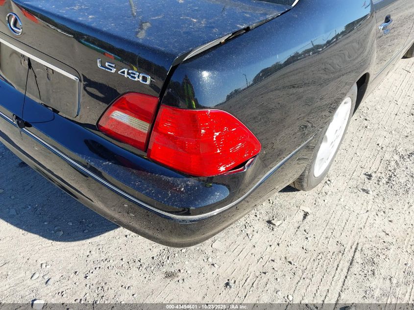 2003 Lexus Ls 430 VIN: JTHBN30FX30118477 Lot: 43494601