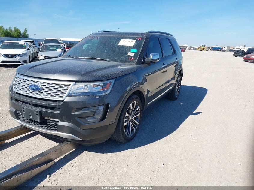 Vin: 1fm5k8ht2hgd98257, lot: 43989615, ford explorer platinum 20172
