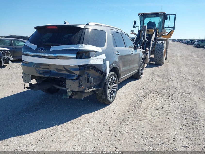 Vin: 1fm5k8ht2hgd98257, lot: 43989615, ford explorer platinum 20174