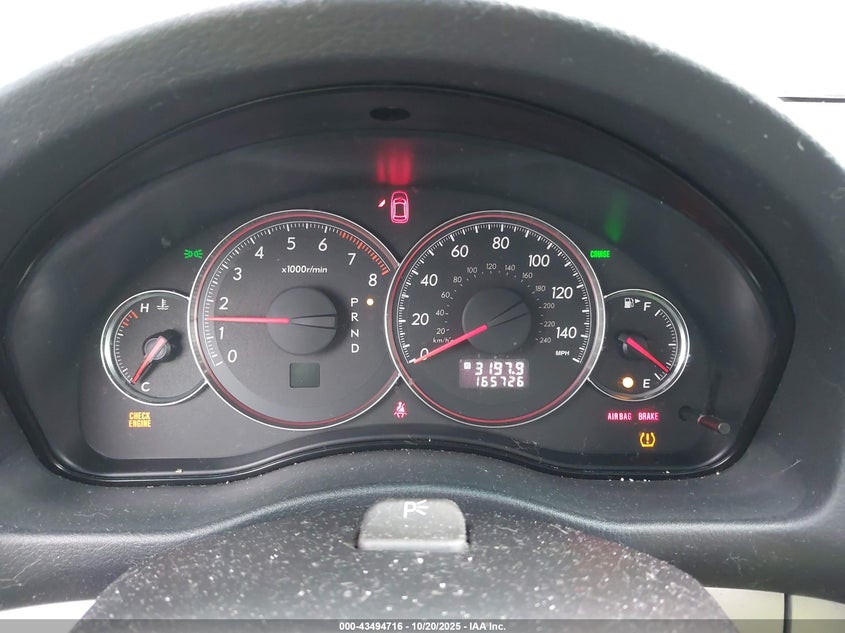 2008 Subaru Legacy 2.5I VIN: 4S3BL616587204768 Lot: 43494716