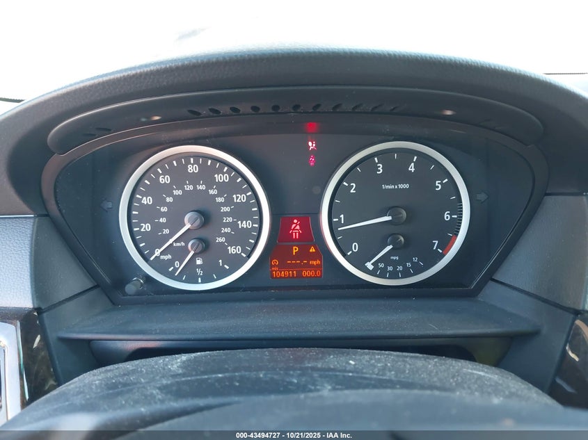 2005 BMW 530I VIN: WBANA73515B819823 Lot: 43494727