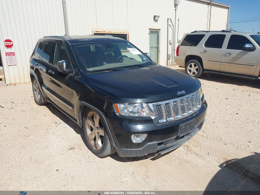 Vin: 1j4rr6gtxbc645170, lot: 43989752, jeep grand cherokee overland 20111