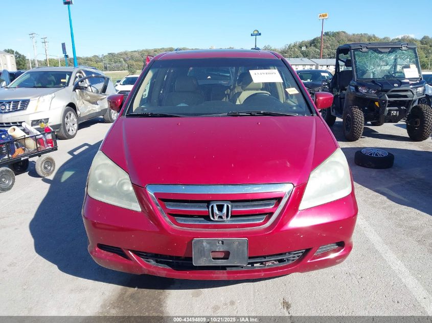2005 Honda Odyssey Ex-L VIN: 5FNRL38605B408998 Lot: 43494809