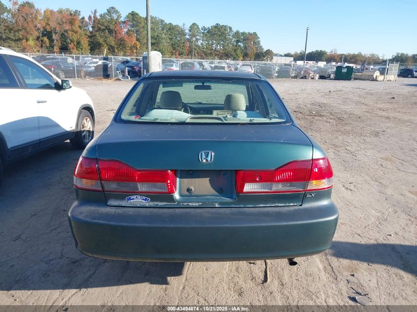 2002 Honda Accord 2.3 Lx VIN: 1HGCG56482A108025 Lot: 43494874