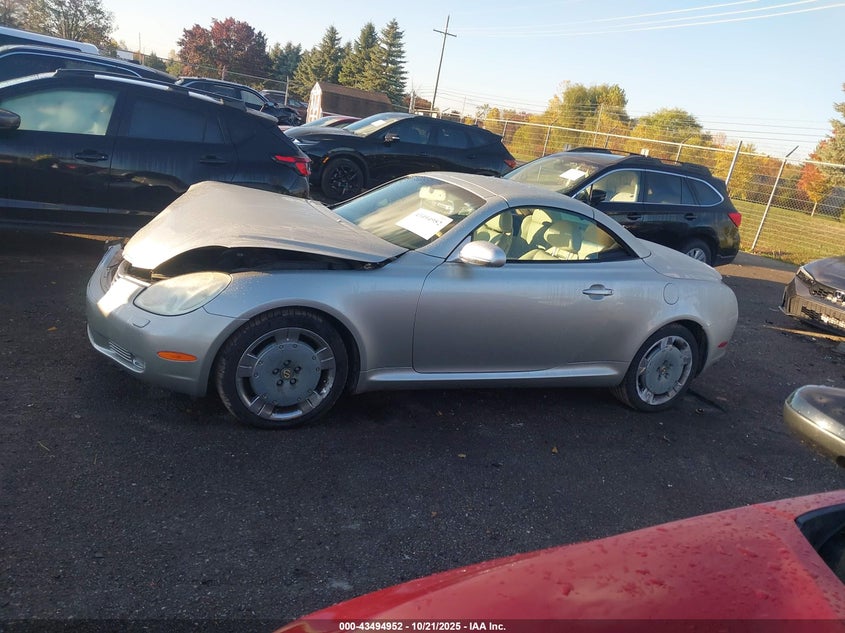2002 Lexus Sc 430 VIN: JTHFN48Y220029529 Lot: 43494952