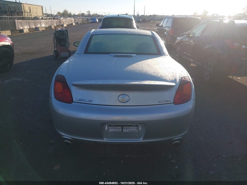 2002 Lexus Sc 430 VIN: JTHFN48Y220029529 Lot: 43494952