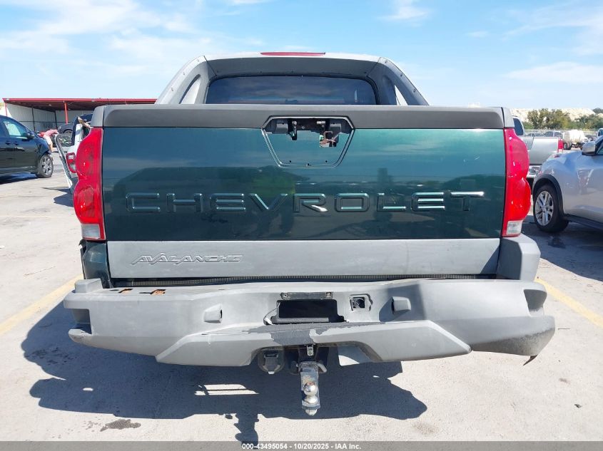 2002 Chevrolet Avalanche 1500 VIN: 3GNEK13T12G184494 Lot: 43495054