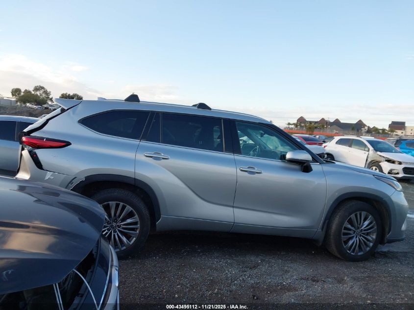 2021 Toyota Highlander Platinum VIN: 5TDFZRAHXMS063733 Lot: 43495112