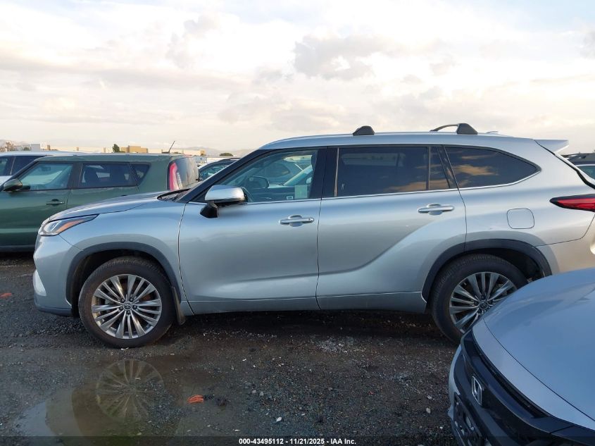 2021 Toyota Highlander Platinum VIN: 5TDFZRAHXMS063733 Lot: 43495112