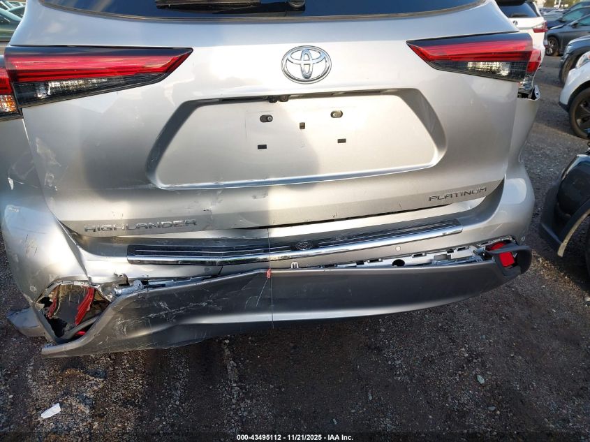 2021 Toyota Highlander Platinum VIN: 5TDFZRAHXMS063733 Lot: 43495112