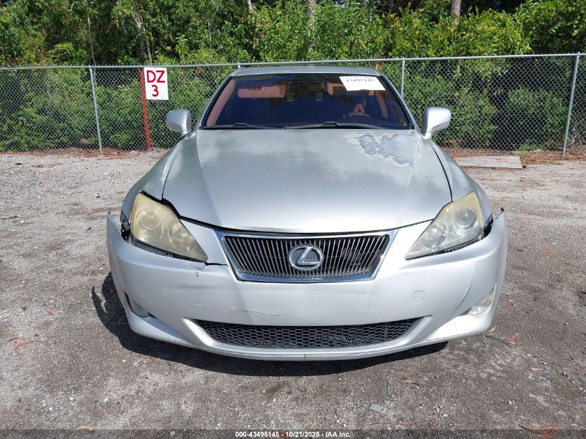 2008 Lexus Is 250 VIN: JTHBK262382061509 Lot: 43495145