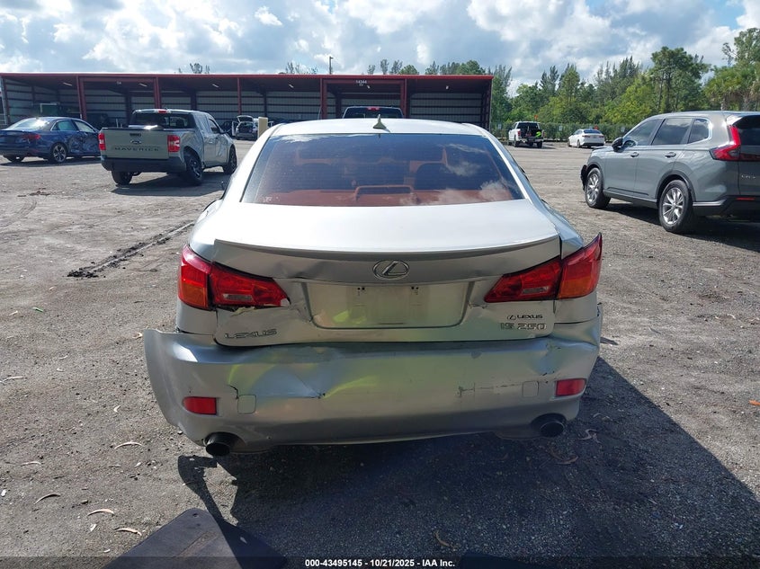 2008 Lexus Is 250 VIN: JTHBK262382061509 Lot: 43495145
