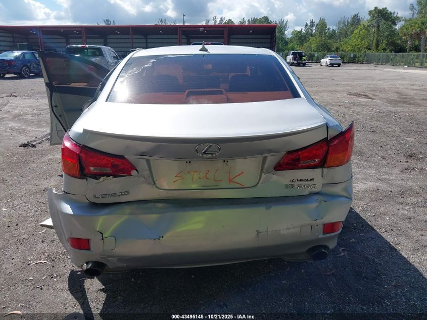 2008 Lexus Is 250 VIN: JTHBK262382061509 Lot: 43495145