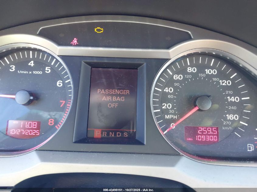 2007 Audi A6 3.2 VIN: WAUDH74F67N054396 Lot: 43495151