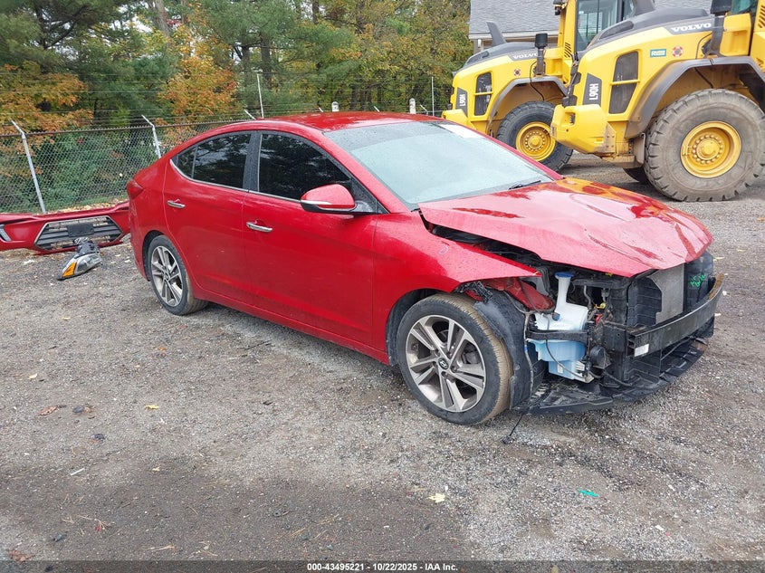 2017 HYUNDAI ELANTRA LIMITED - 5NPD84LF0HH033922