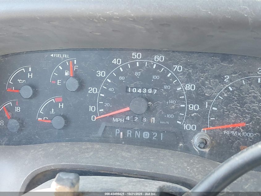 2001 Ford F-250 Lariat/Xl/Xlt VIN: 3FTNX21S01MA59903 Lot: 43495425