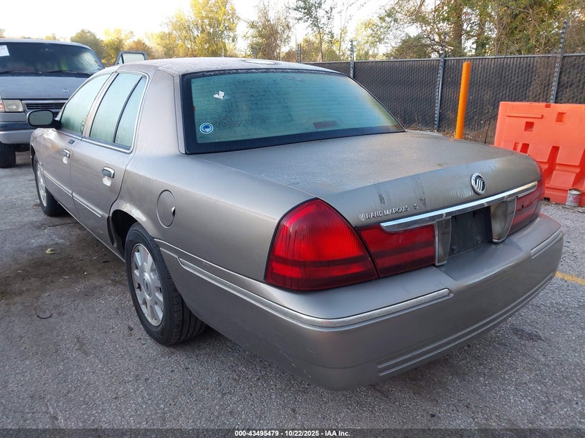 2MEHM75W65X670608 2005 MERCURY GRAND MARQUIS photo no. 3