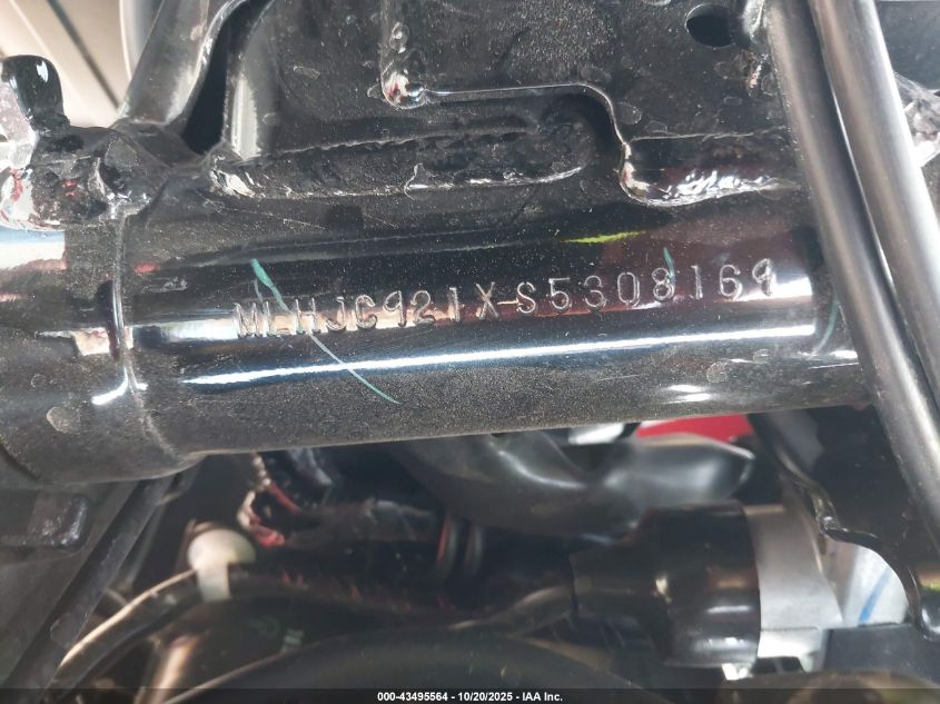 2025 Honda Grom 125 VIN: MLHJC921XS5308169 Lot: 43495564