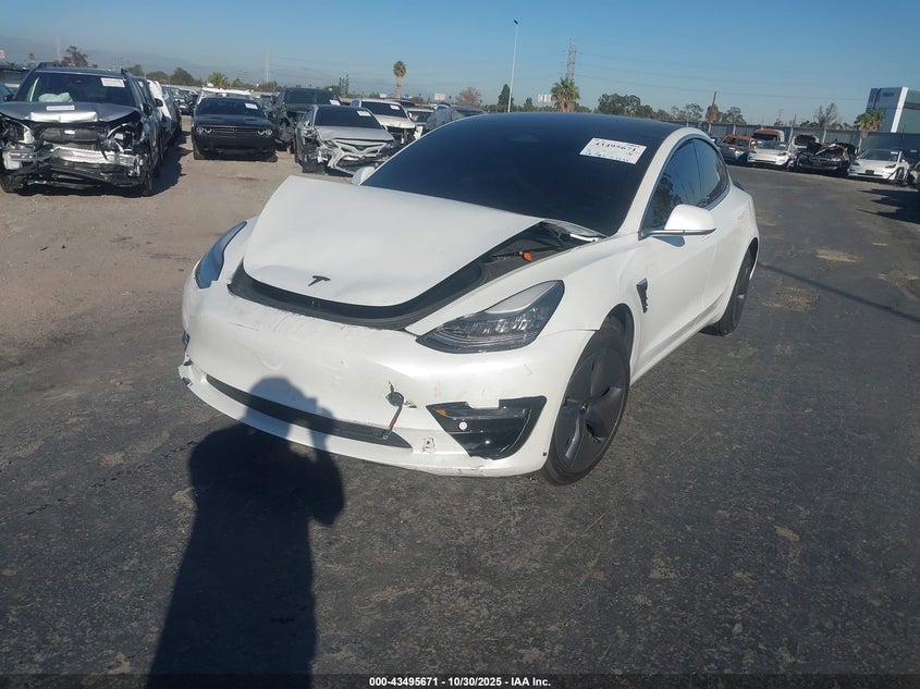 Vin: 5yj3e1ec0lf602328, lot: 43990630, tesla model 3 performance 20202