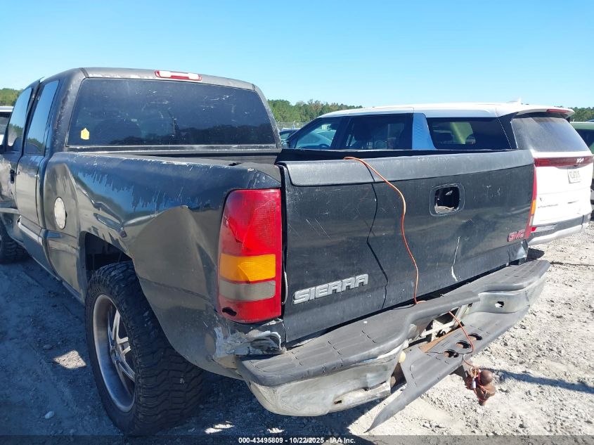 2002 GMC Sierra 1500 Sle VIN: 2GTEC19VX21165790 Lot: 43495809