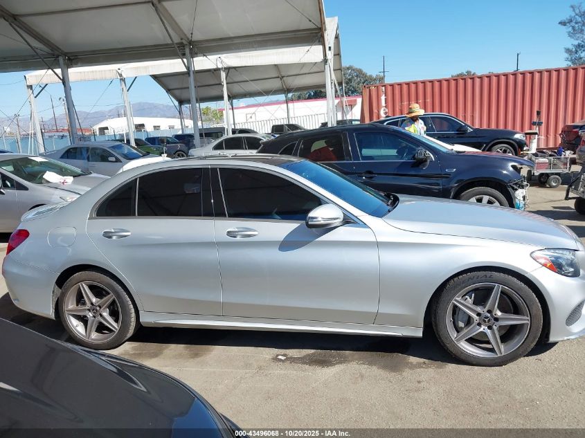 2018 Mercedes-Benz C 300 VIN: 55SWF4JB2JU279999 Lot: 43496068