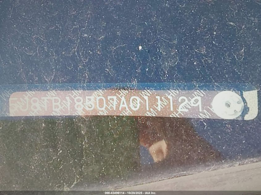 2007 Acura Rdx VIN: 5J8TB18507A011129 Lot: 43496114