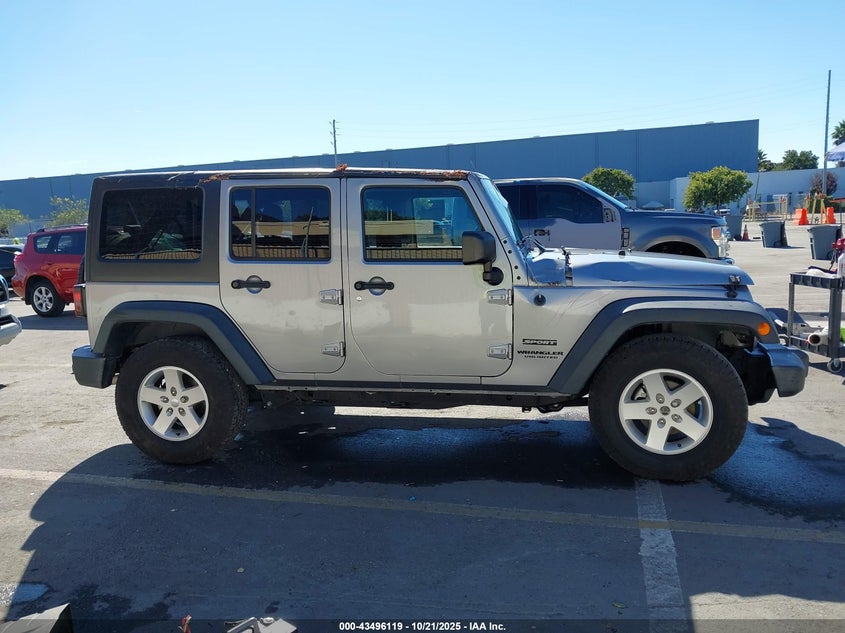2017 JEEP WRANGLER UNLIMITED SPORT 4X4 1C4BJWDG0HL699401