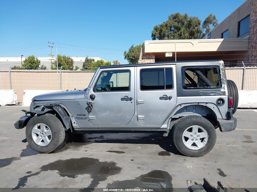 2017 JEEP WRANGLER UNLIMITED SPORT 4X4 1C4BJWDG0HL699401