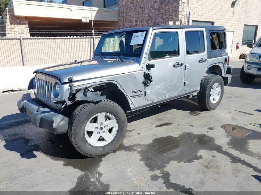 2017 JEEP WRANGLER UNLIMITED SPORT 4X4 1C4BJWDG0HL699401