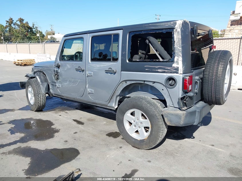2017 JEEP WRANGLER UNLIMITED SPORT 4X4 1C4BJWDG0HL699401