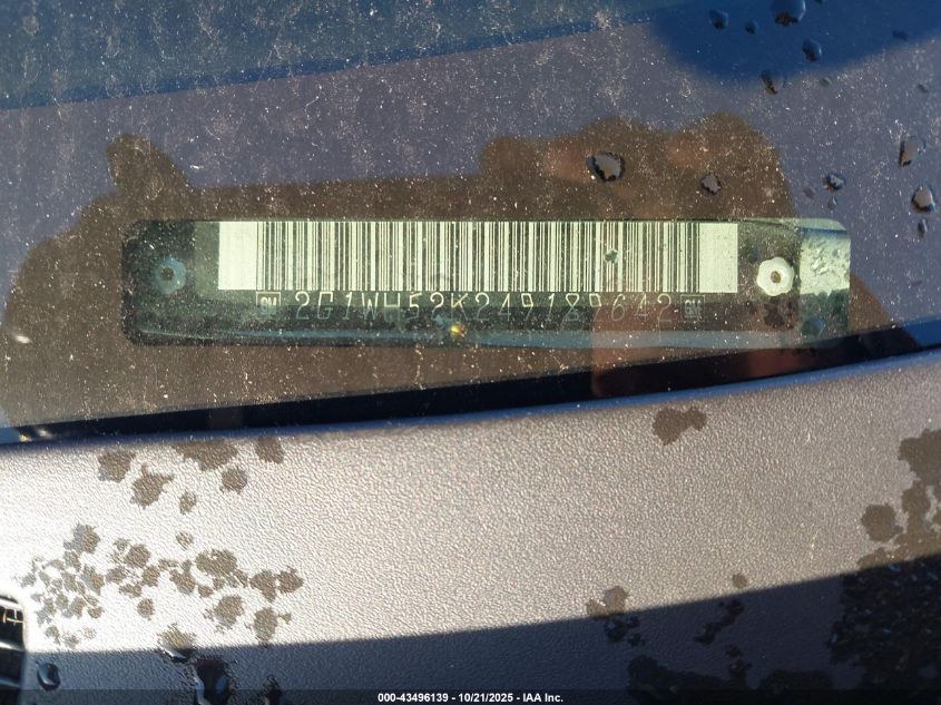 2004 Chevrolet Impala Ls VIN: 2G1WH52K249189642 Lot: 43496139