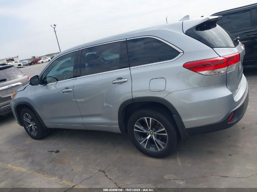 2017 Toyota Highlander Le Plus VIN: 5TDZZRFH5HS230219 Lot: 43496156