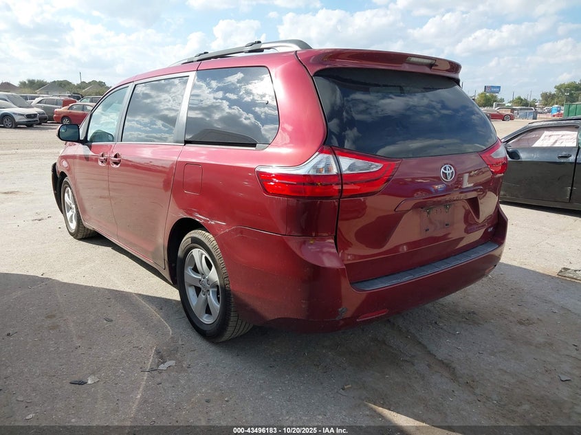 2017 TOYOTA SIENNA LE 8 PASSENGER 5TDKZ3DC7HS888145