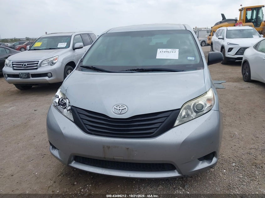 2013 TOYOTA SIENNA L V6 7 PASSENGER 5TDZK3DC1DS402815