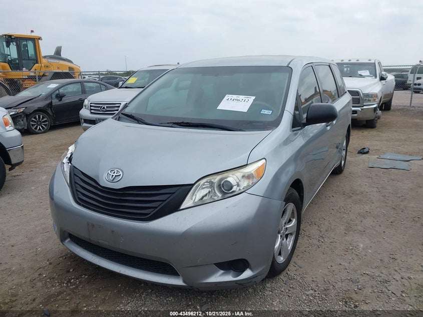 2013 TOYOTA SIENNA L V6 7 PASSENGER 5TDZK3DC1DS402815