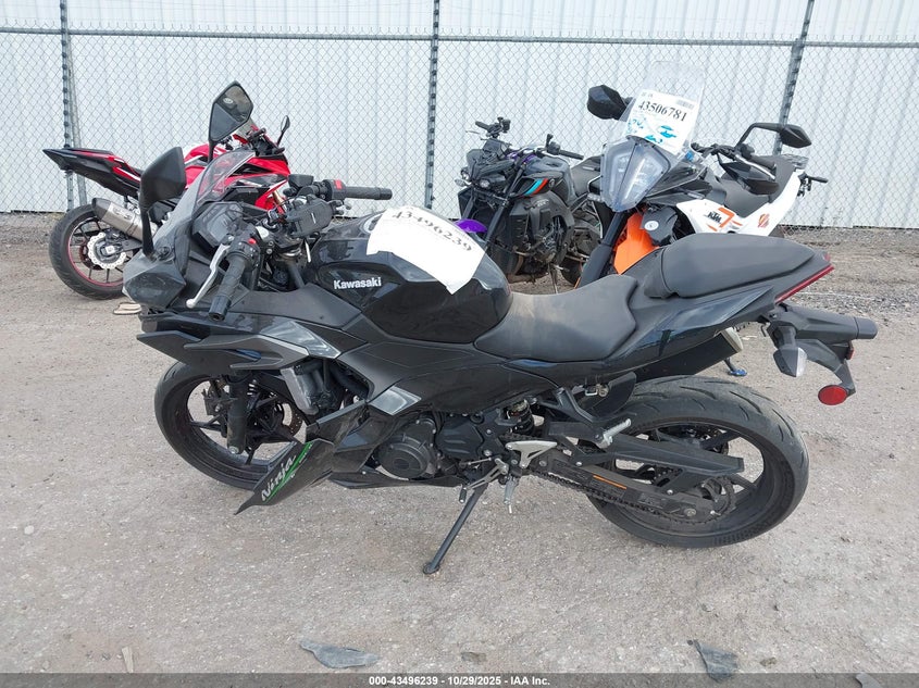 2024 Kawasaki Ex500 VIN: ML5EXGG14RDA25186 Lot: 43496239