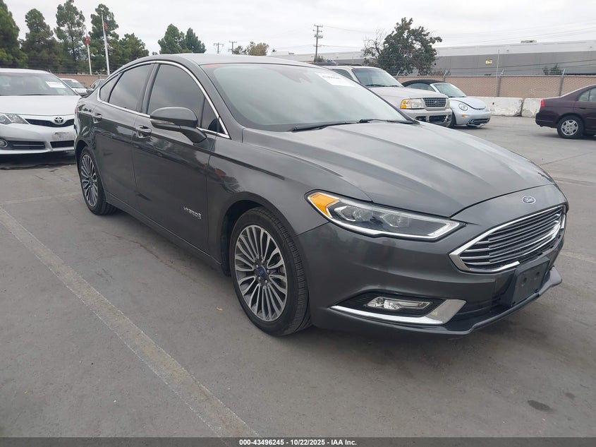3FA6P0RUXJR281212 2018 Ford Fusion Hybrid Titanium auction photo 1