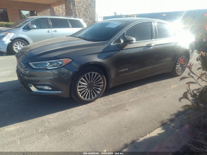 Vin: 3fa6p0ruxjr281212, lot: 43991204, ford fusion hybrid titanium 20182