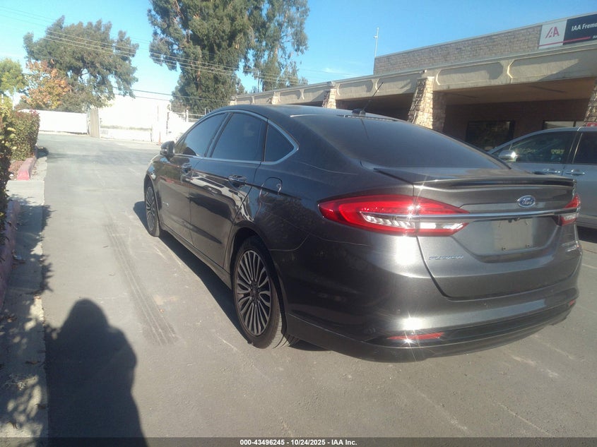 Vin: 3fa6p0ruxjr281212, lot: 43991204, ford fusion hybrid titanium 20183