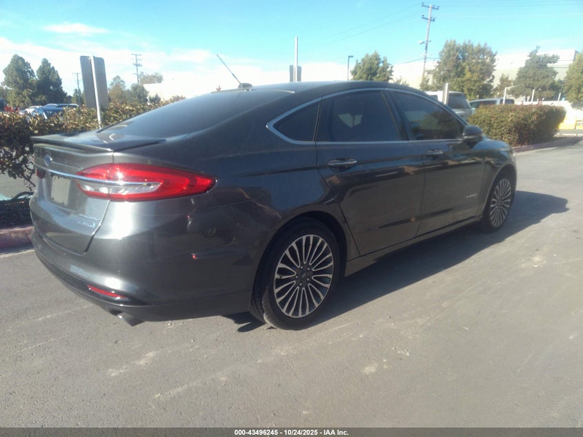 Vin: 3fa6p0ruxjr281212, lot: 43991204, ford fusion hybrid titanium 20184