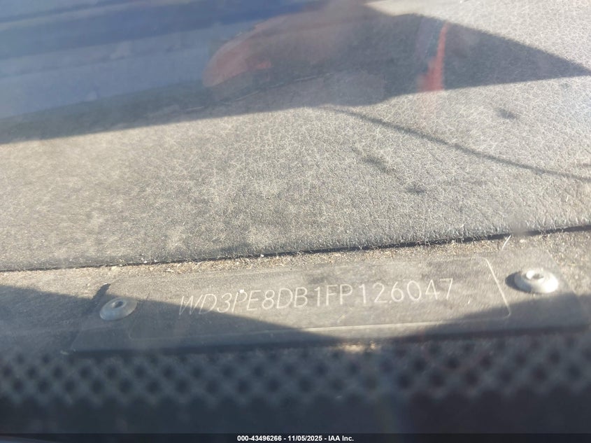 2015 MERCEDES-BENZ SPRINTER 2500 HIGH ROOF WD3PE8DB1FP126047